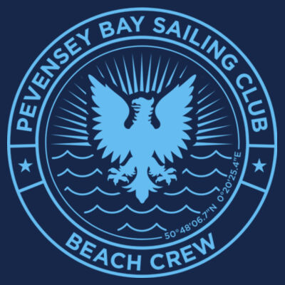 PBSC Beach/Surf T-shirt - Blue Design