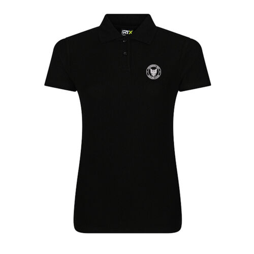 PBSC Ladies Polo Shirt - Black Thumbnail
