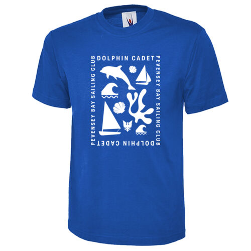 Dolphin Large Print T-shirt Thumbnail