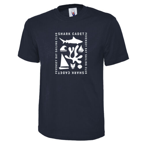 Shark Senior Large Print T-shirt Thumbnail